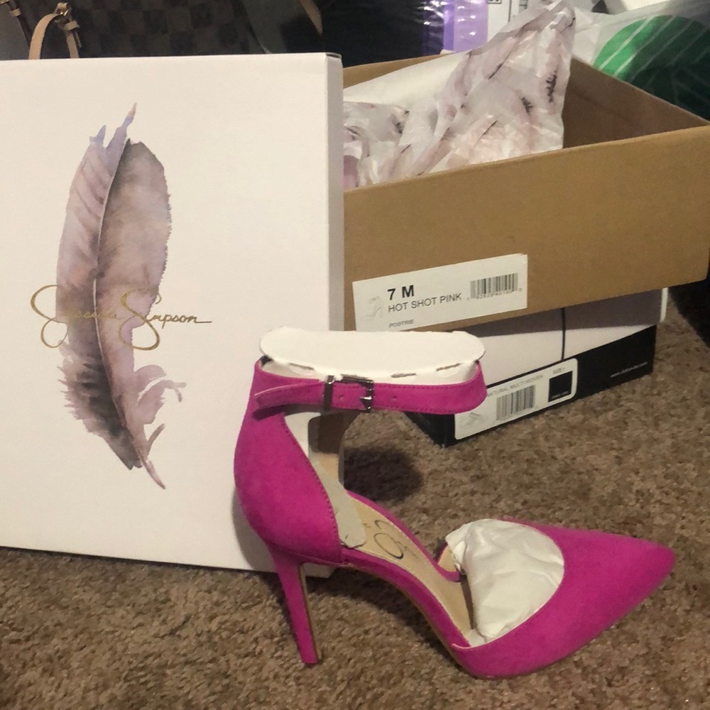 Hot pink heels. Brand new never worn.
